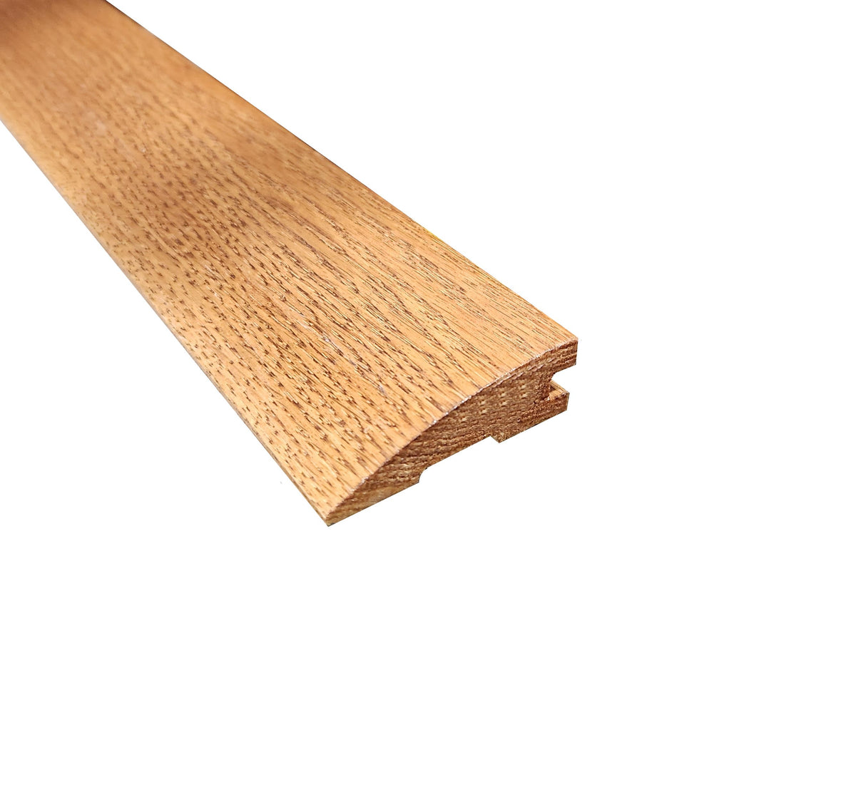 Prefinished English Brown Oak Hardwood 3/4 in. Thick x 2.25 in. Wide x 78 in. Length Reducer