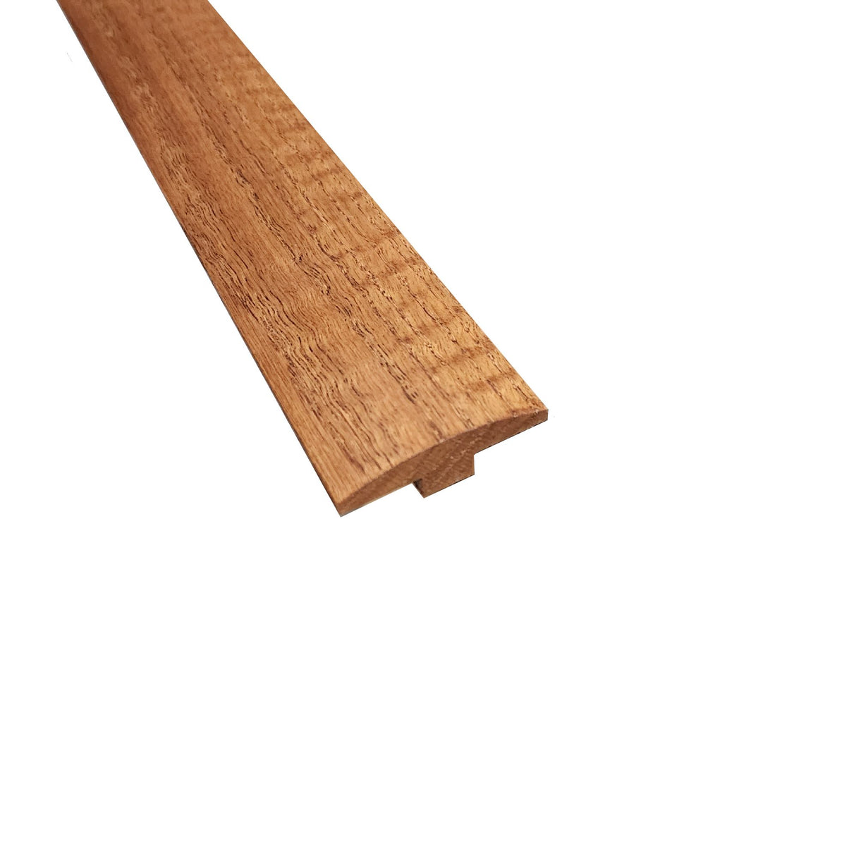 Prefinished English Brown Oak Hardwood 1/4 in. Thick x 2 in. Wide x 78 in. Length T-Molding
