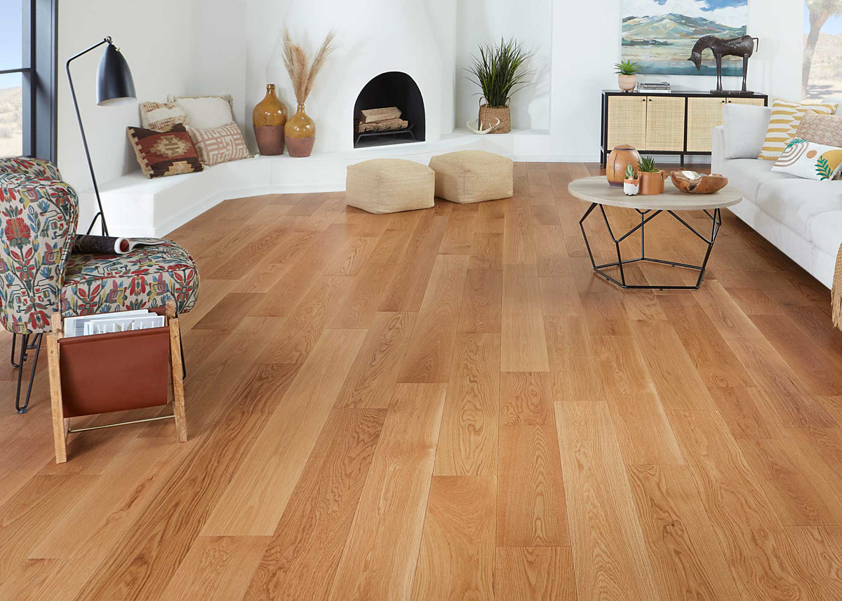 5/8 in. Select White Oak Engineered Hardwood Flooring - Sample