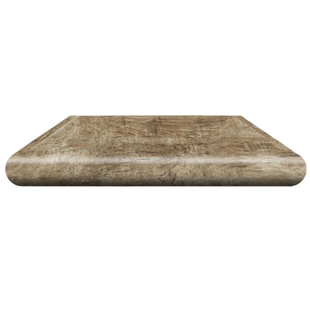 CoreLuxe Wagon Wheel Oak 48" Retrofit Tread with Return