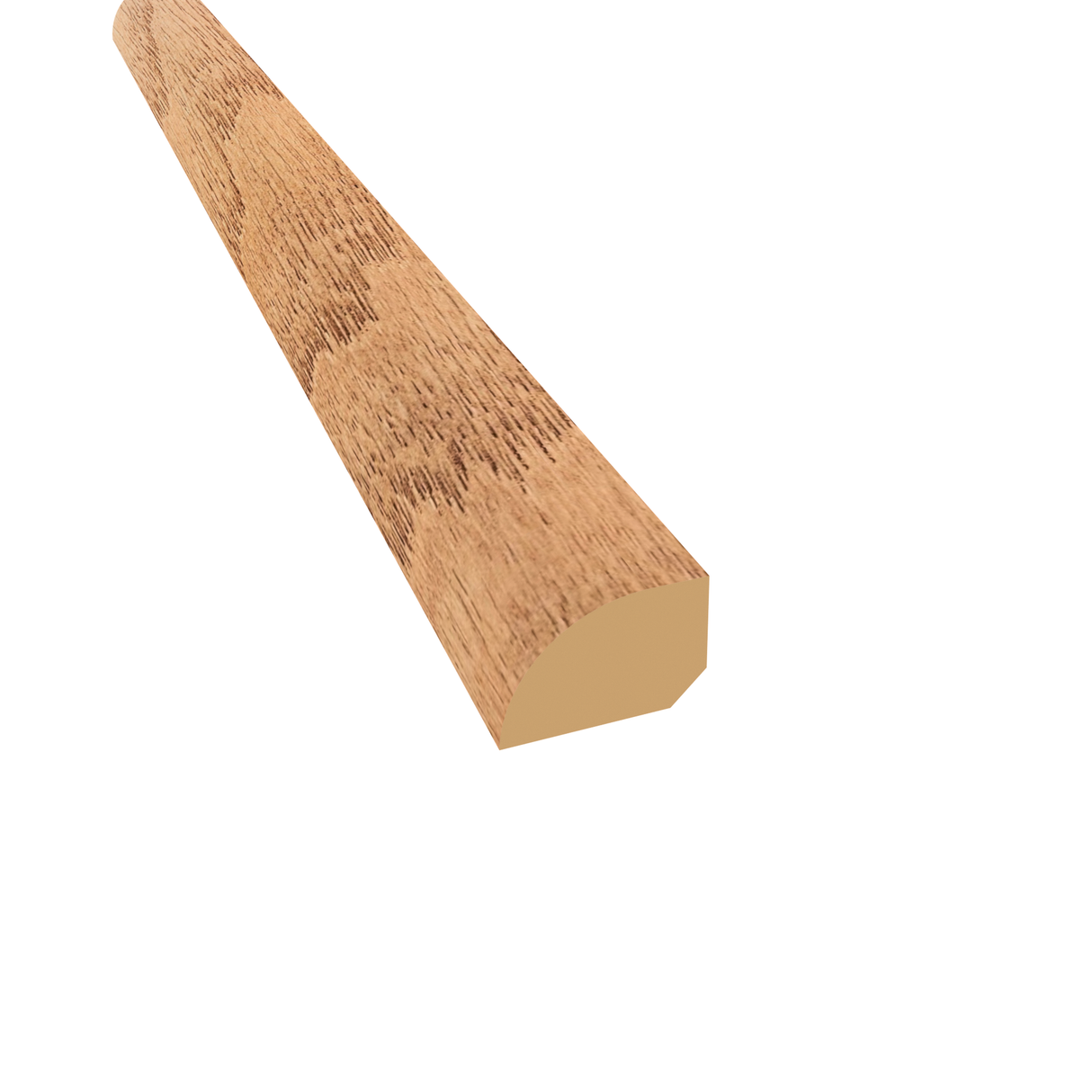Prefinished Golden Valley Hickory Hardwood 1/2 in. Thick x 0.75 in. Wide x 78 in Length Shoe Molding