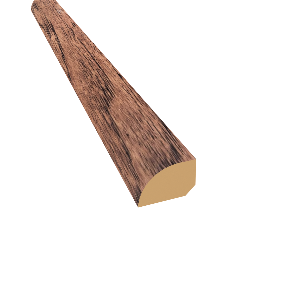Prefinished Shadow Valley Hickory Hardwood 1/2 in. Thick x 0.75 in. Wide x 78 in Length Shoe Molding