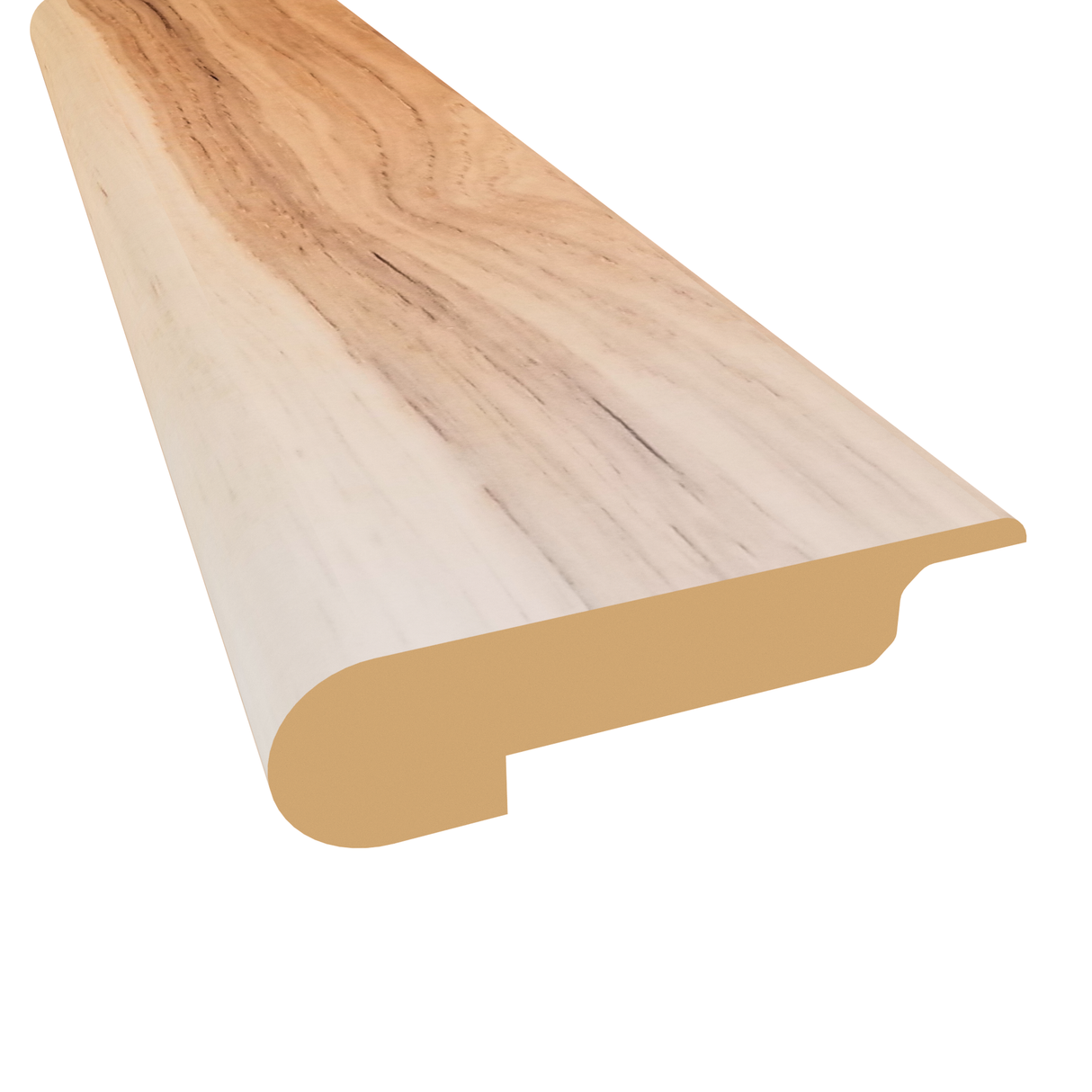Prefinished Sun Valley Hickory Hardwood 3/8 in. Thick x 2.75 in. Wide x 78 in. Length Stair Nose