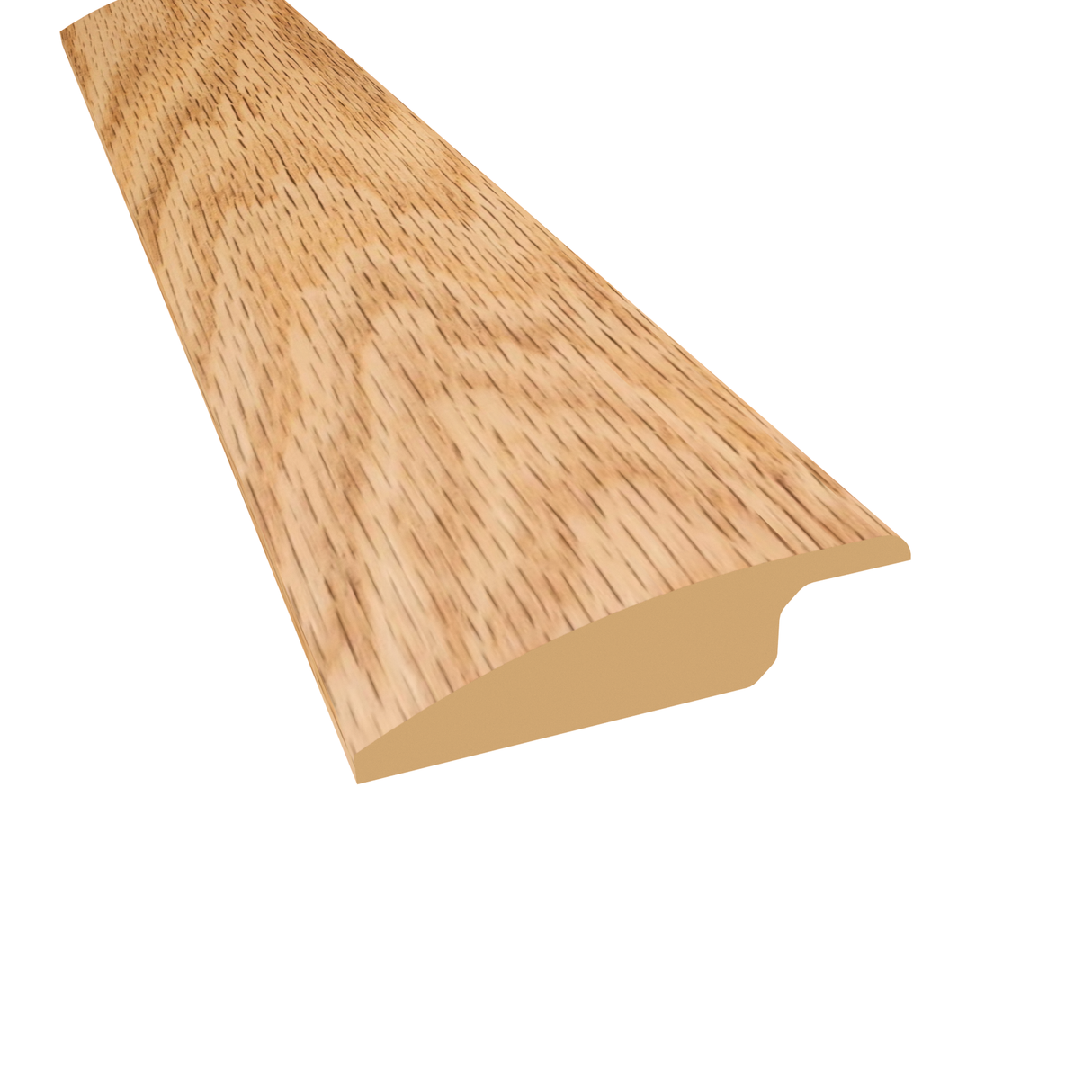 Prefinished Red Oak Ridge Hardwood 3/8 in. Thick x 2 in. Wide x 78 in. Length Reducer