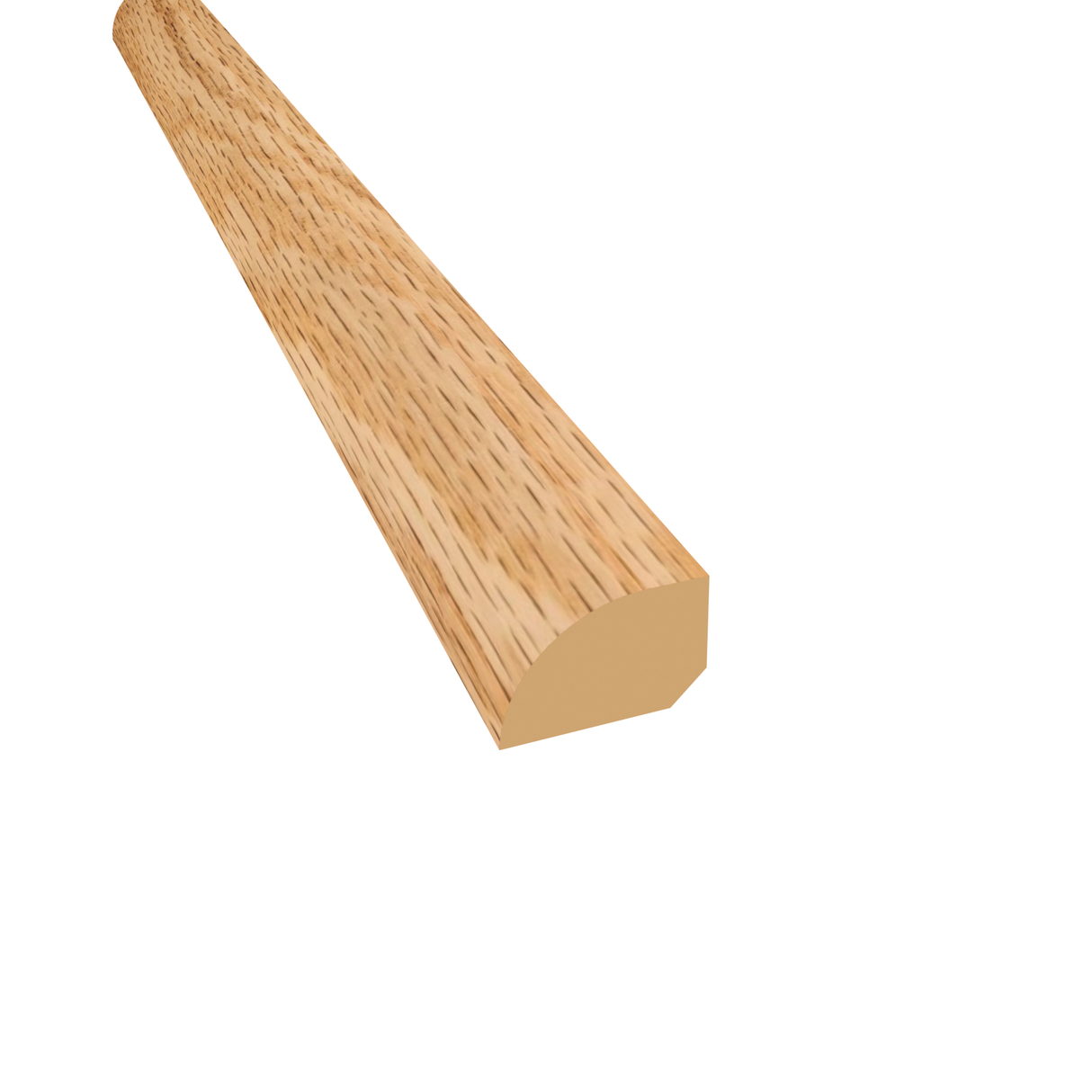 Prefinished Red Oak Ridge Hardwood 1/2 in. Thick x 0.75 in. Wide x 78 in Length Shoe Molding