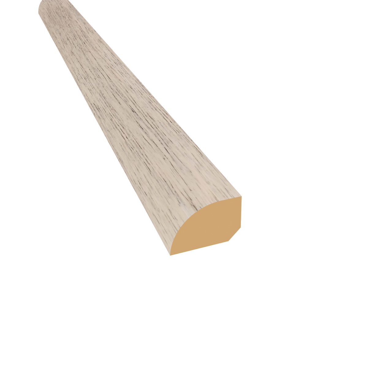 Prefinished Misty Brazilian Oak Hardwood 1/2 in. Thick x 0.75 in. Wide x 78 in. Length Shoe Molding