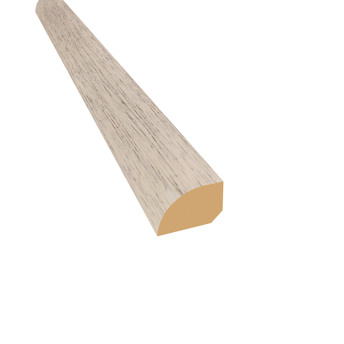 Prefinished Misty Brazilian Oak Hardwood 1/2 in. Thick x 0.75 in. Wide x 78 in. Length Shoe Molding
