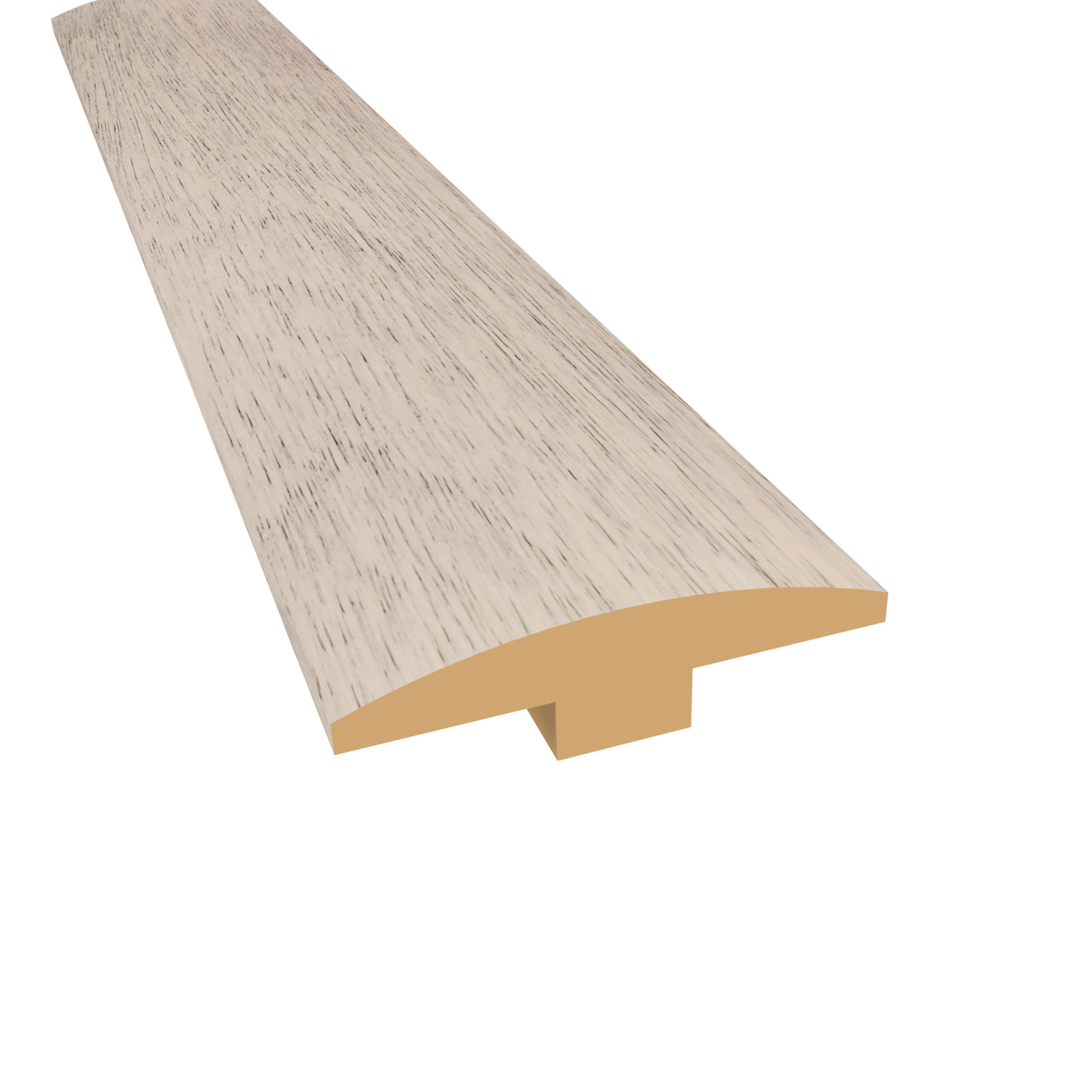 Prefinished Misty Brazilian Oak Hardwood 1/4 in. Thick x 2 in. Wide x 78 in. Length T-Molding
