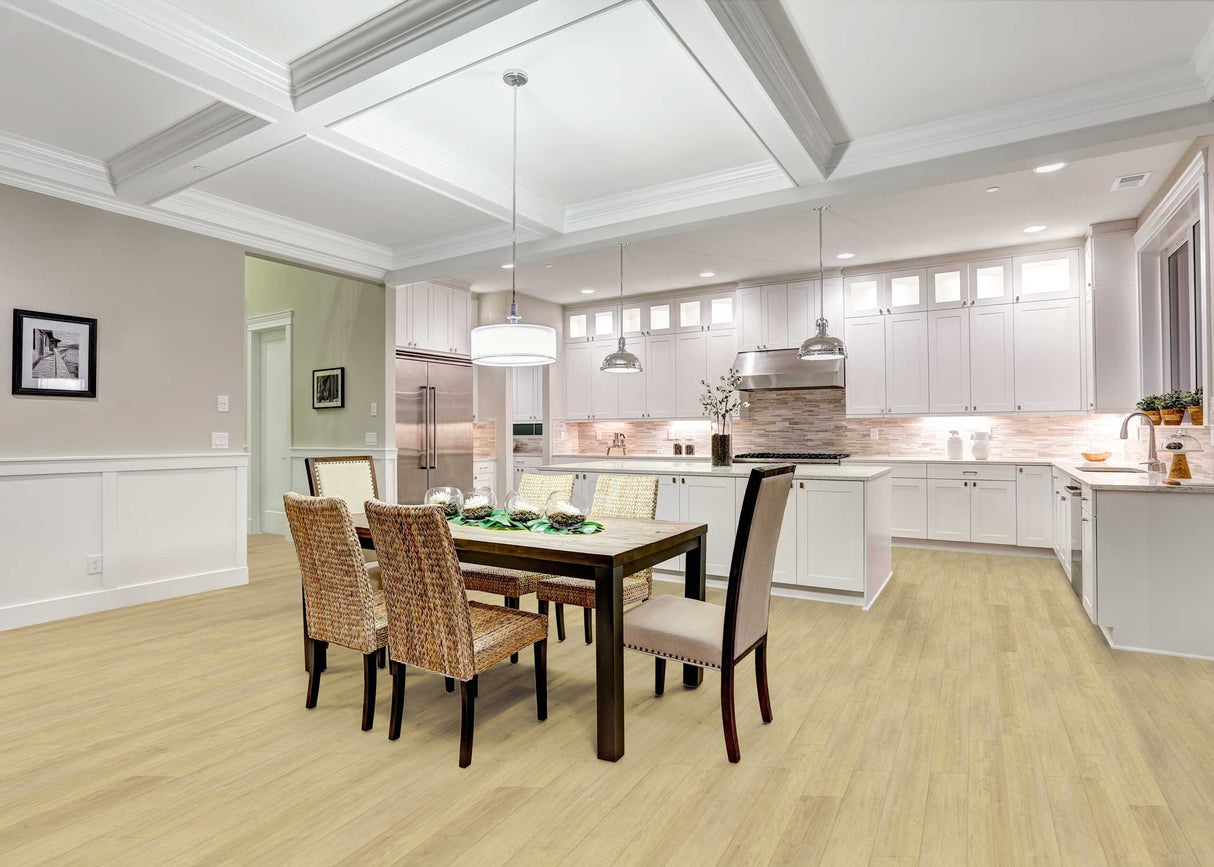 8mm w/pad Clandon Crate Ash Waterproof Rigid Vinyl Plank Flooring 8.74 in. Wide x 72 in. Long