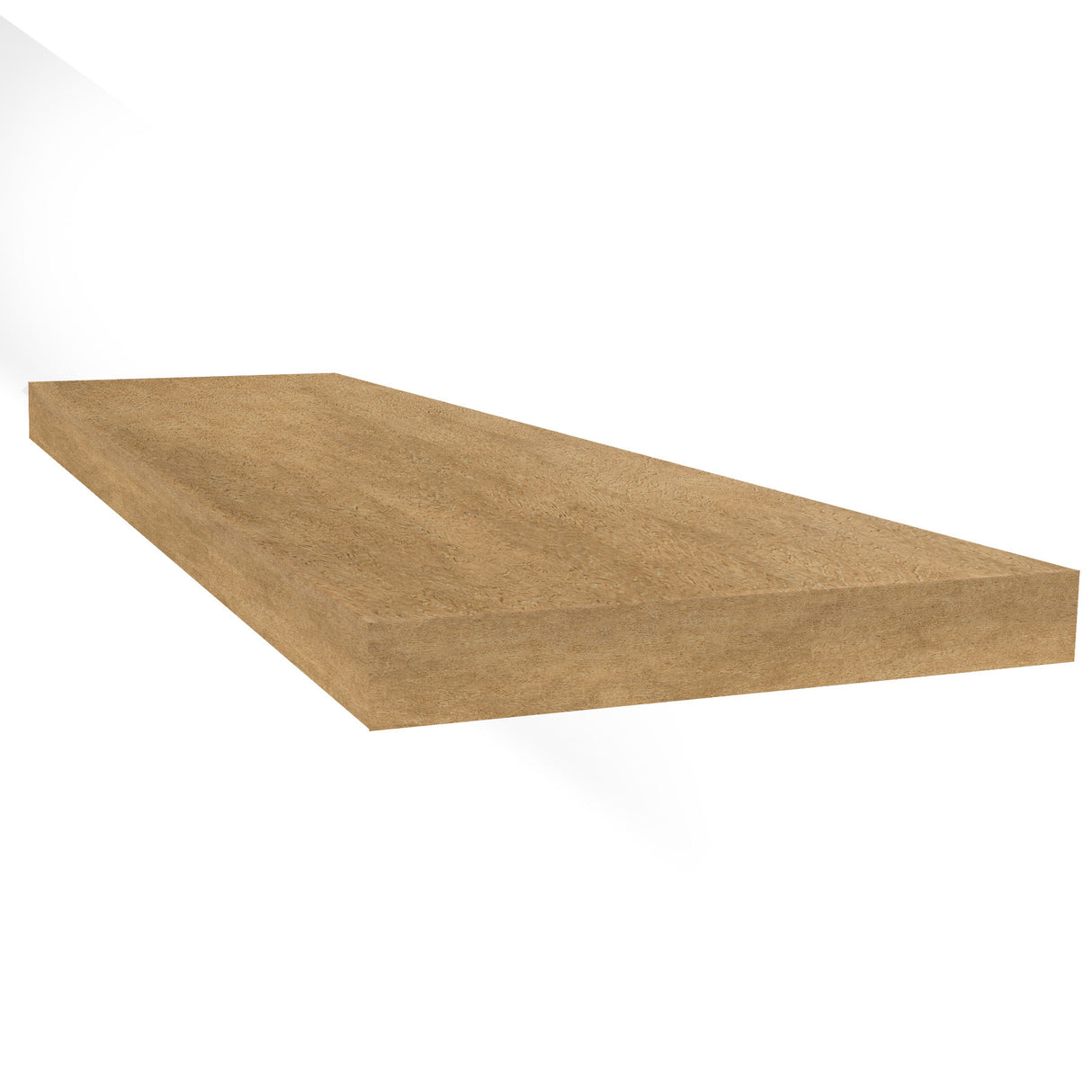 Island Oak 48" inch Square Retrofit Tread with Return