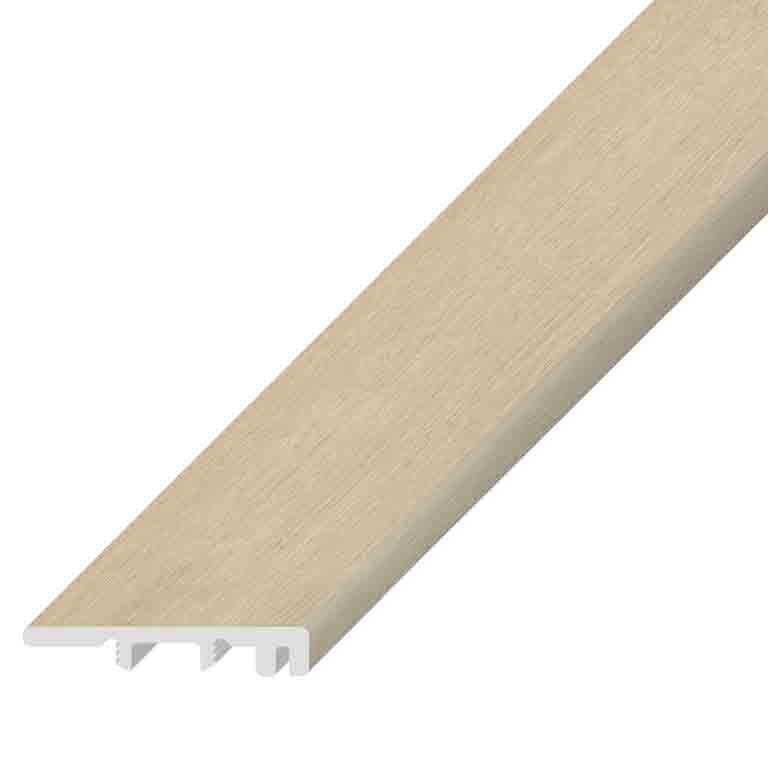 Goldfinch Oak Hybrid Resilient Waterproof 1.5 in wide x 7.5 ft Length Low Profile End Cap