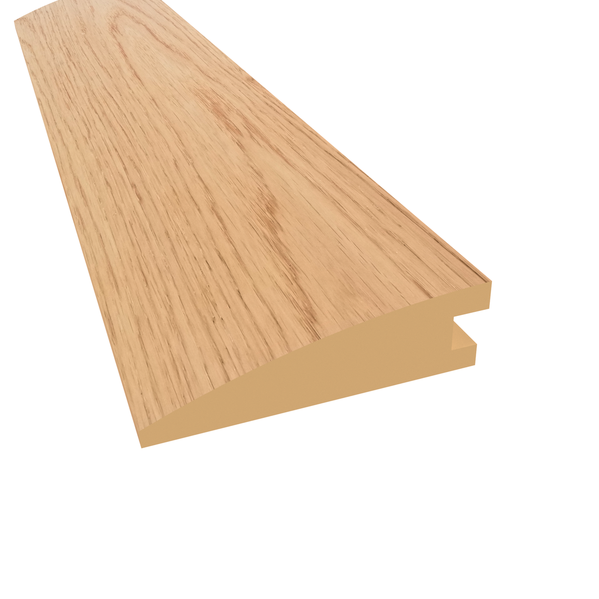 Prefinished White Oak Hardwood 5/8 in. Thick x 2.125 in. Wide x 78 in. Length Reducer