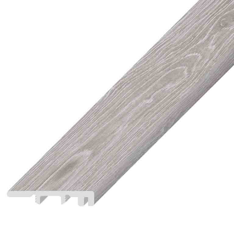 Swedish Cottage Oak Hybrid Resilient Waterproof 1.5 in wide x 7.5 ft Length Low Profile End Cap