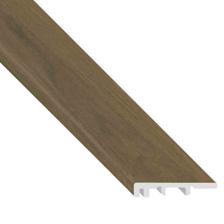 Willow Bend Walnut Hybrid Resilient Waterproof 1.5 in wide x 7.5 ft Length Low Profile End Cap