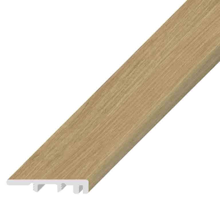 Tupelo Honey Oak Hybrid Resilient Waterproof 1.5 in wide x 7.5 ft Length Low Profile End Cap
