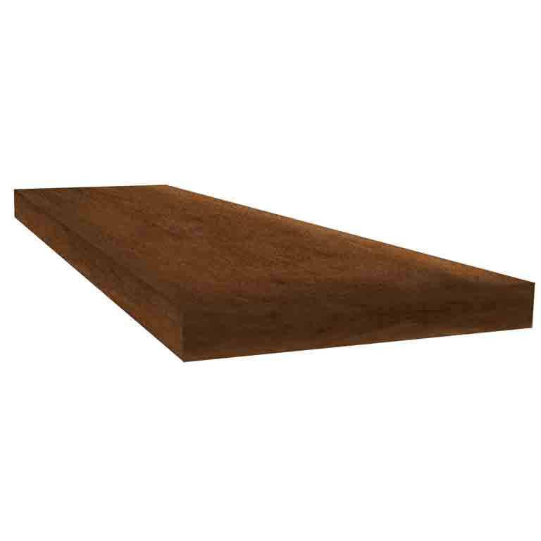Mulled Cider Oak 48" inch Square Retrofit Tread with Return