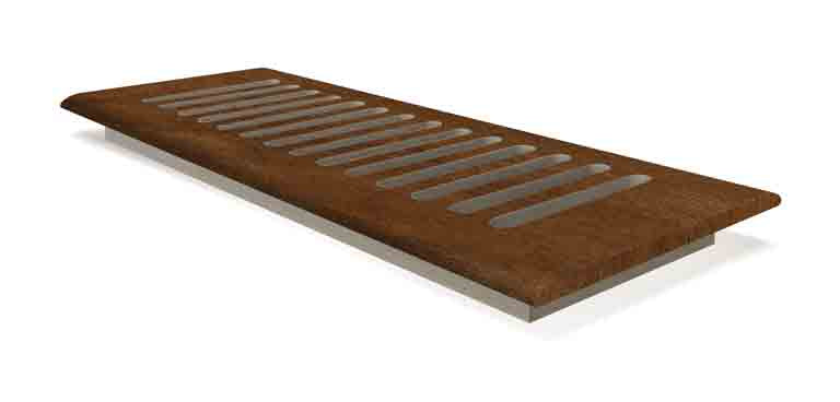 4 x 10 Mulled Cider Oak Drop In Grill