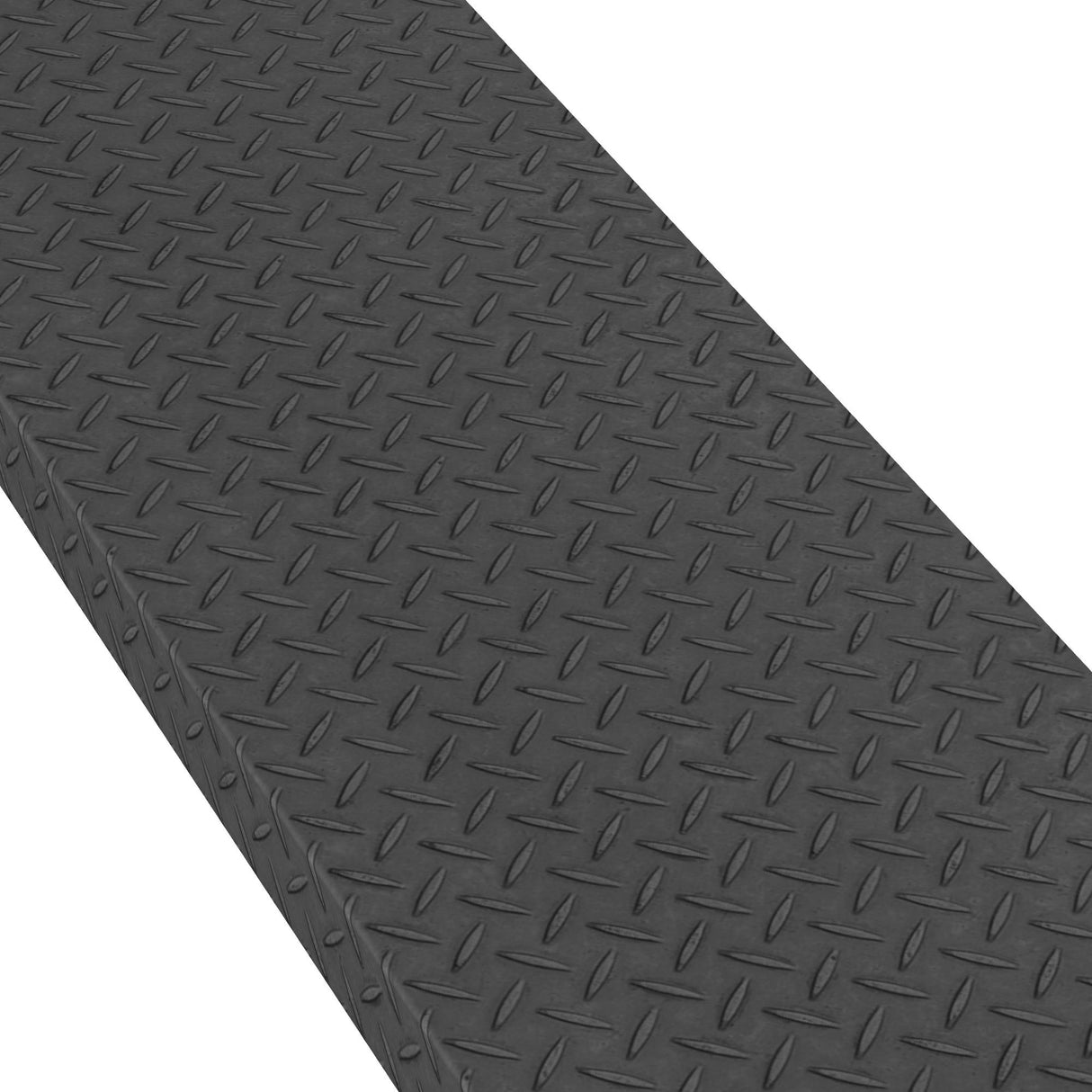 Machined Black 48 in Length Square Retro Fit Tread