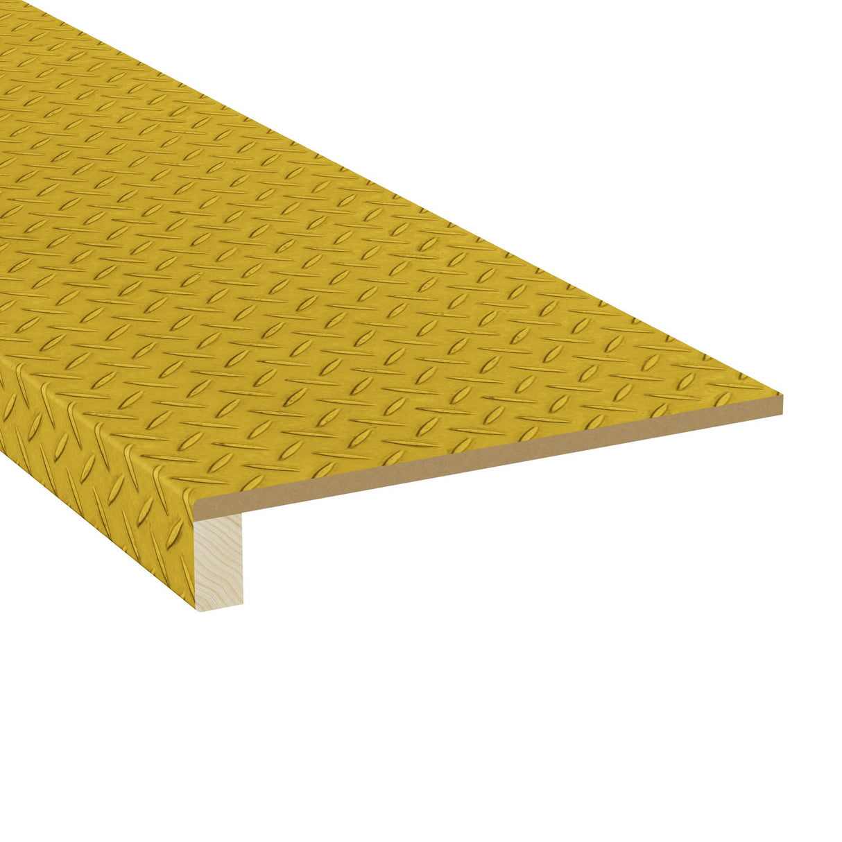 Steel City Yellow 48 in Length Square Retro Fit Tread