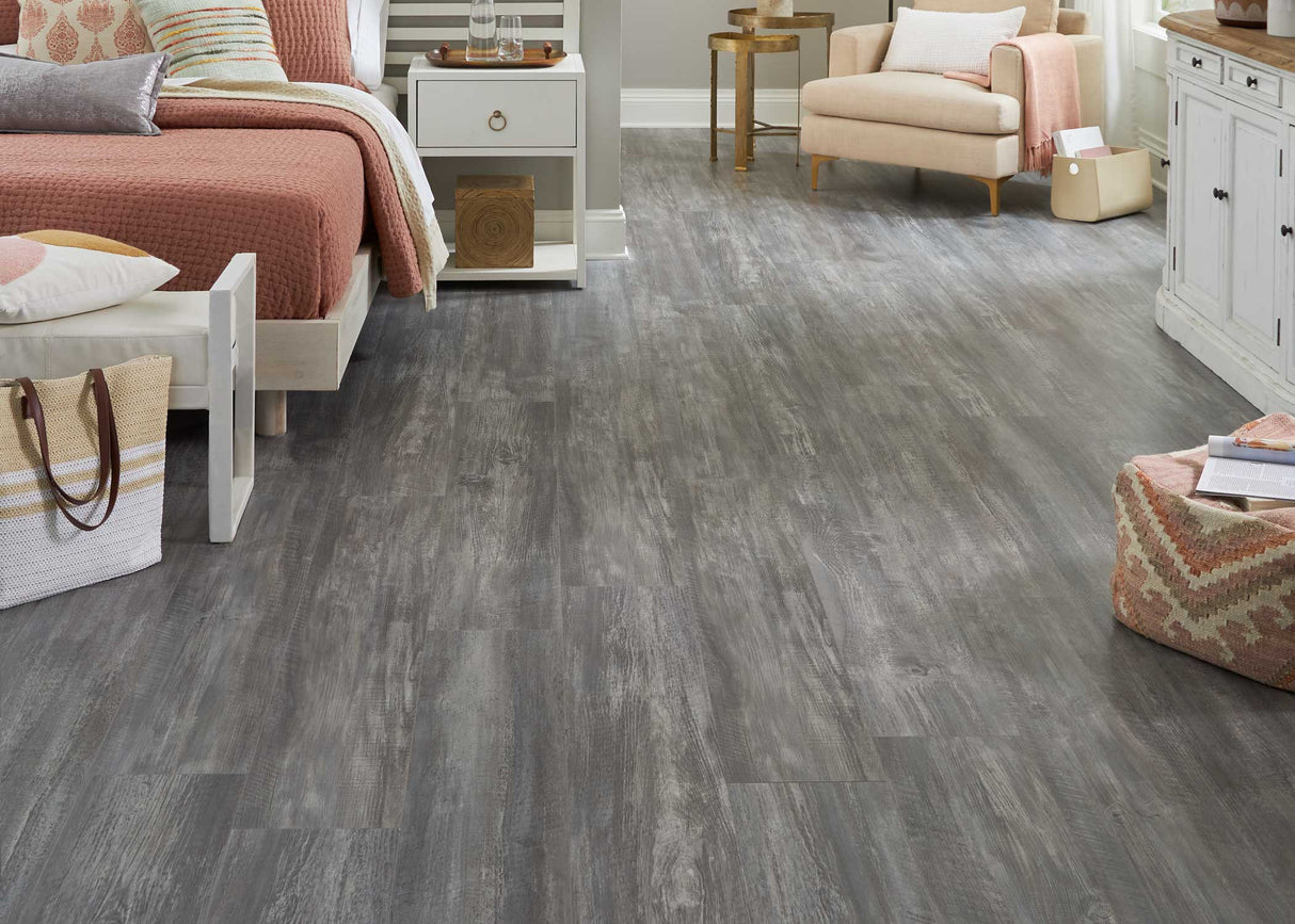 7mm w/pad Rushford Canyon Pine Waterproof Rigid Vinyl Plank Flooring 9.42 in. Wide x 60 in. Long