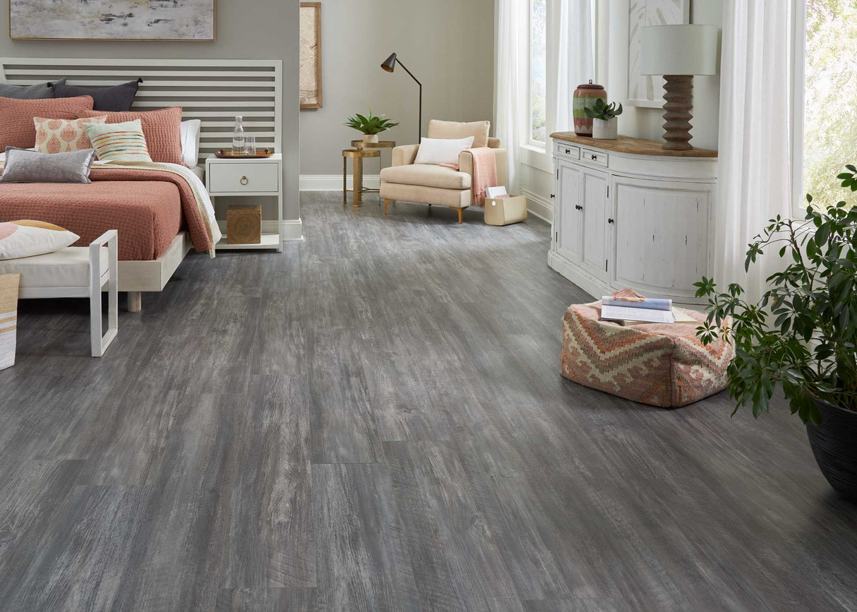 7mm w/pad Rushford Canyon Pine Waterproof Rigid Vinyl Plank Flooring 9.42 in. Wide x 60 in. Long