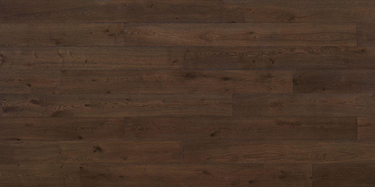 9/16 in. Bourbon European Oak Distressed Engineered Hardwood Flooring 7.48 in. Wide
