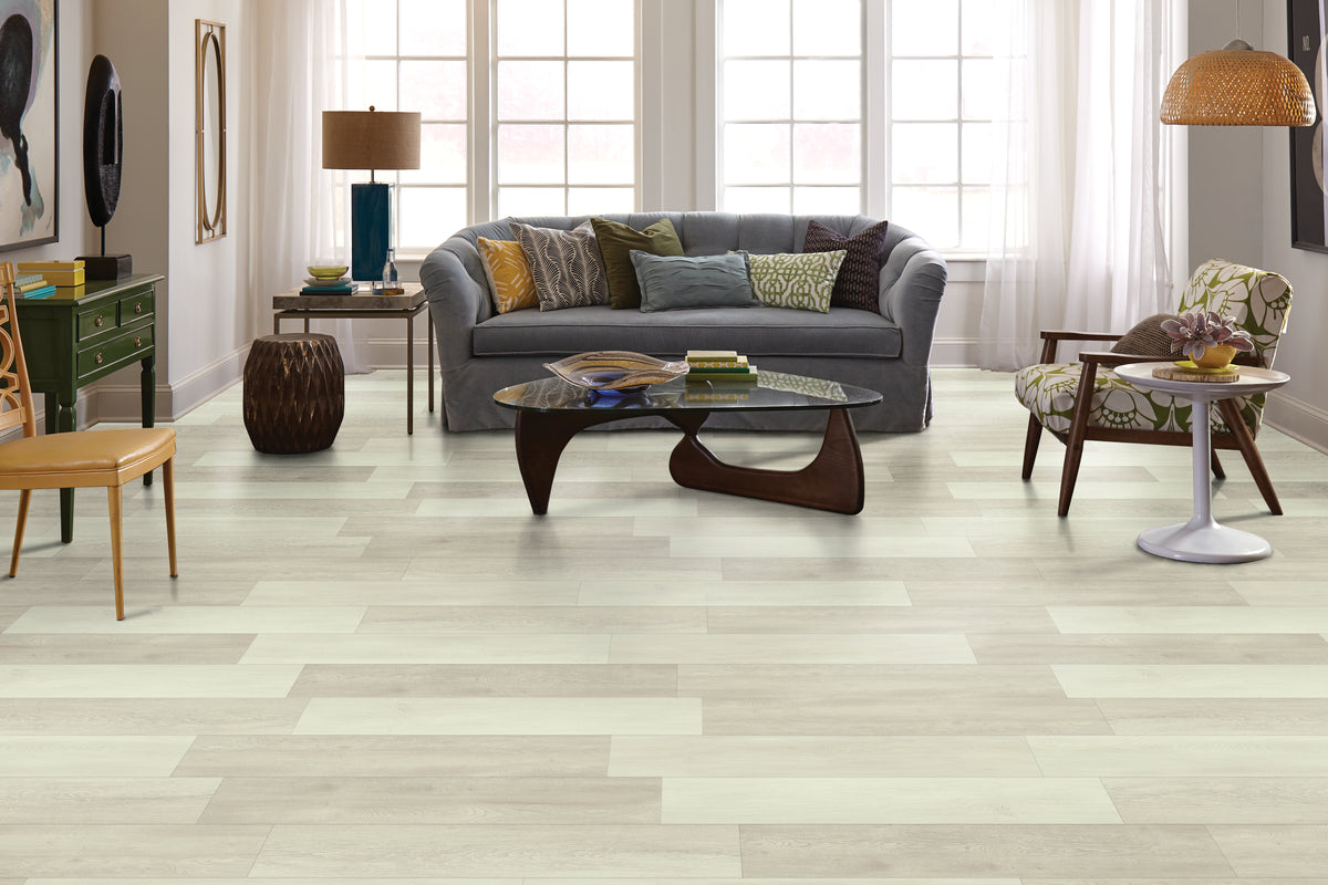 5mm w/pad Dexter Oak Waterproof Rigid Vinyl Plank Flooring 6 in. Wide x 48 in. Long