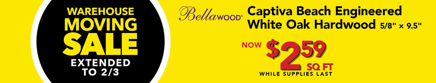 Captiva Beach Engineered Hardwood now $2.59 square foot