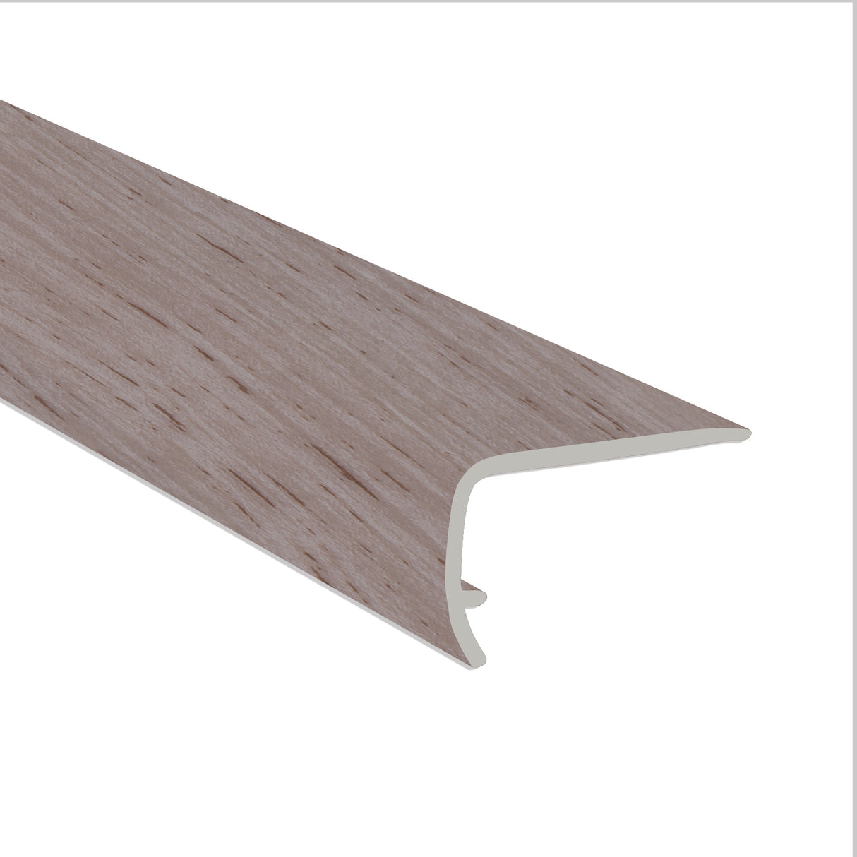 Giovanni Oak Waterproof Vinyl 1 in. Thick x 2.23 in. Wide x 7.5 ft. Length Low Profile Stair Nose