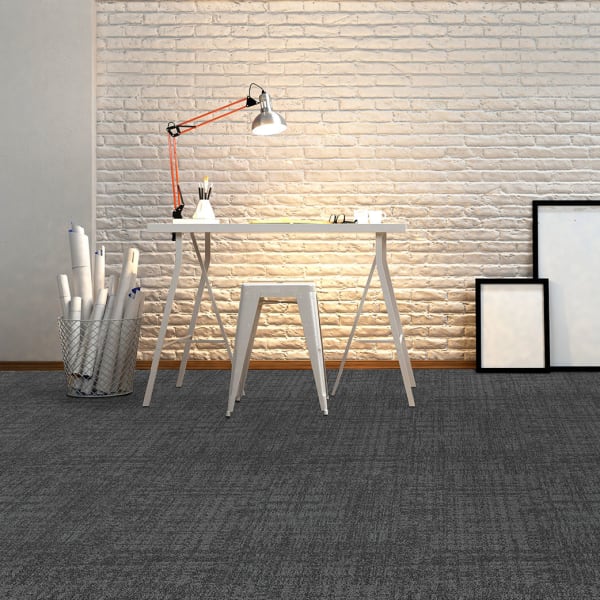 Liberty Island Vinyl Back Carpet Tile 19.6 In. x 19.6 In.
