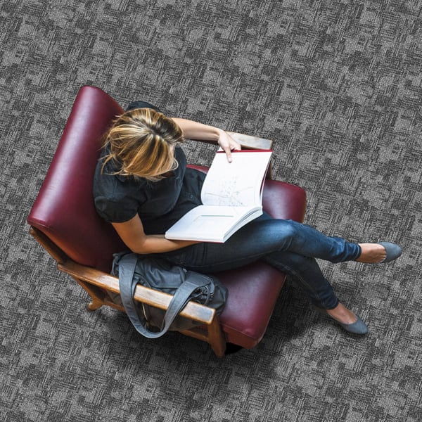 Lost Lake Vinyl Back Carpet Tile 19.6 In. x 19.6 In.