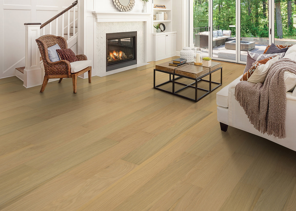 5/16 in. Bayside Oak Prefinished Engineered Hardwood Flooring 5 in. Wide
