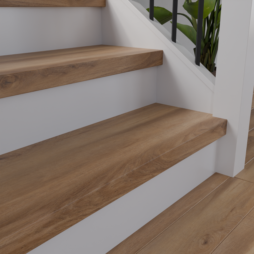 Shoreway Oak 48 in Length Square Retro Fit Tread