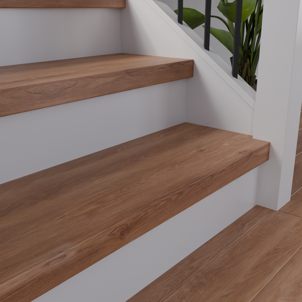 Roosevelt Oak 48 in Length Square Retro Fit Tread