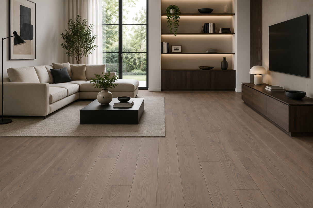 3/8 in. Ash Oak Prefinished Engineered Hardwood Flooring 5 in. Wide x 48 in. Long