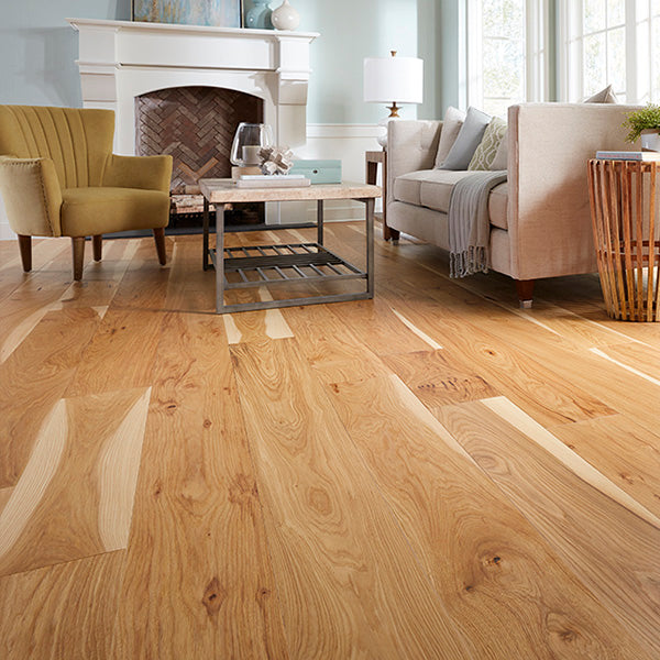 3/4 In. Talon Natural Matte Hickory Prefinished Engineered Hardwood Flooring 8 In. Wide