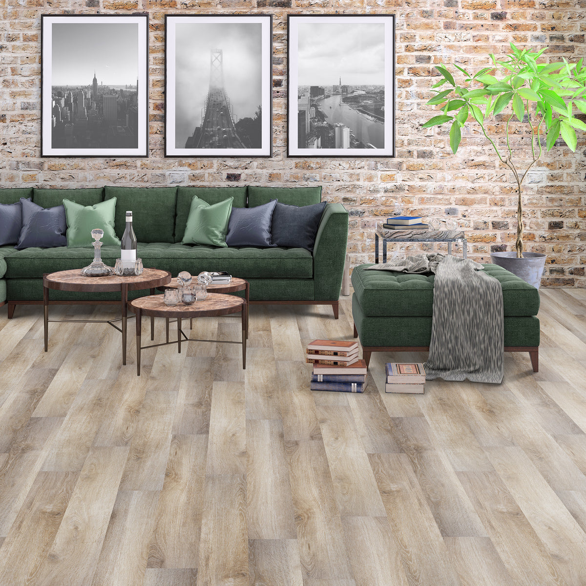 4.2mm Tarnley Lane w/pad Waterproof Vinyl Flooring 6 in. Wide x 48 in. Long