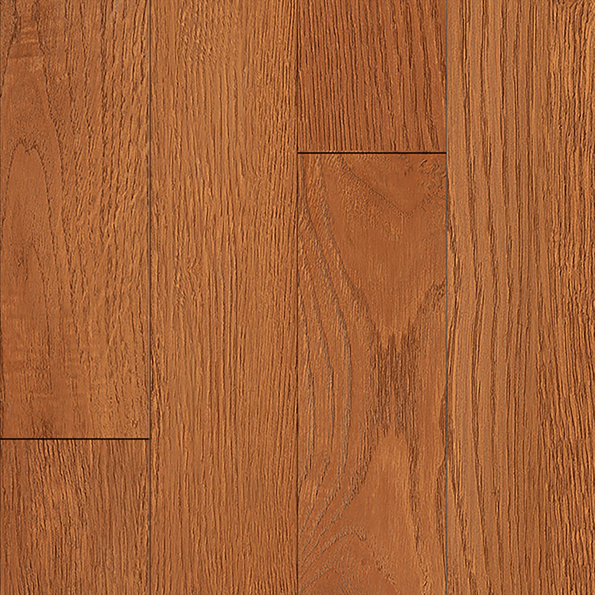 6.5mm w/pad Butterscotch Oak Waterproof WPC Vinyl Plank Flooring 3.26 in. Wide x Multi Length