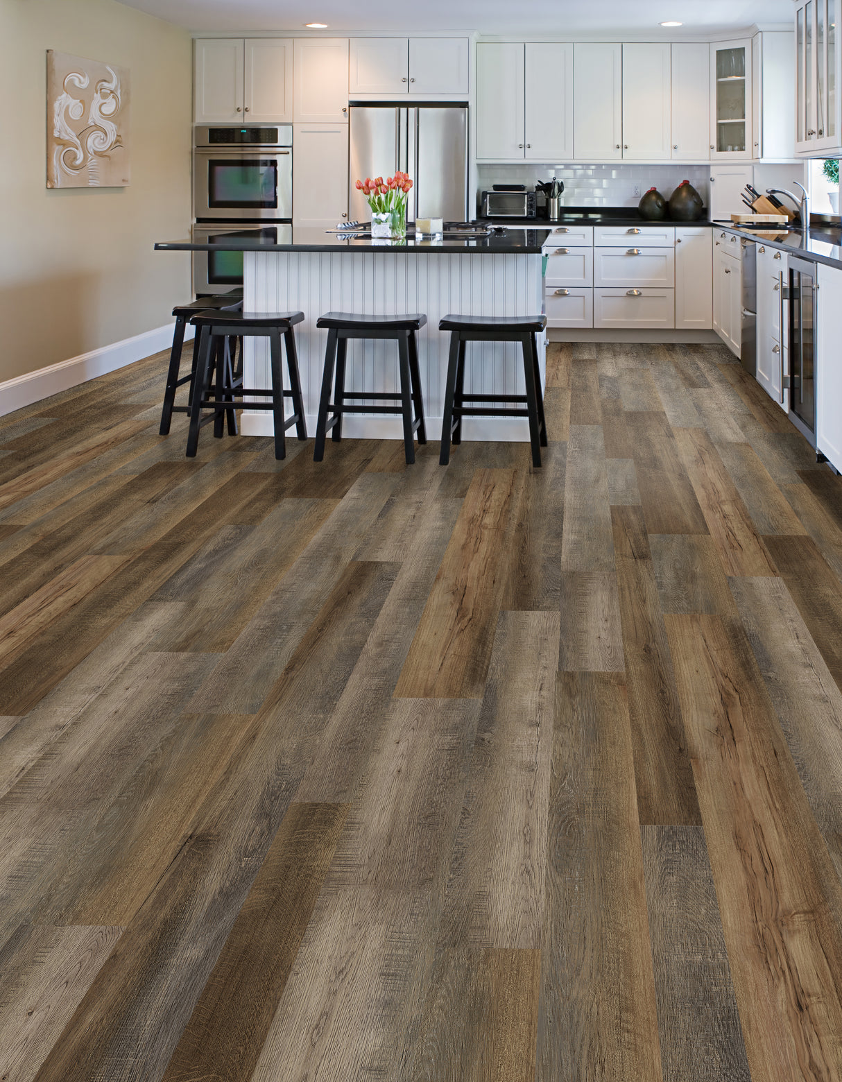 8mm w/pad Copper Mountain Mill Waterproof WPC Vinyl Plank Flooring Multi Width & Length