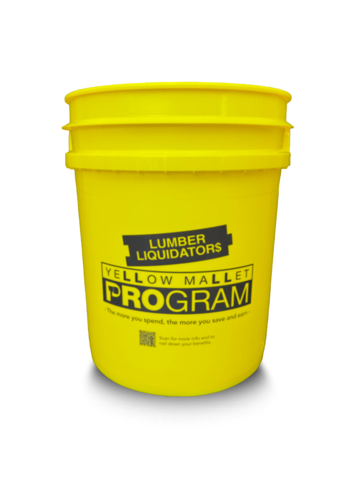 Lumber Liquidators Yellow Mallet Program 5 Gallon Bucket