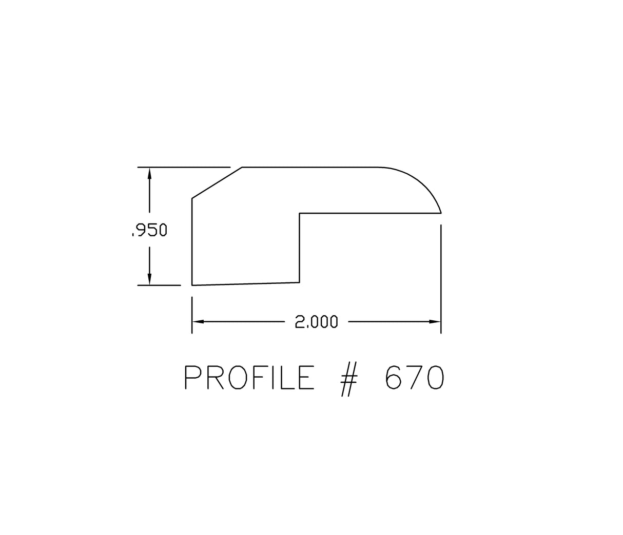 Prefinished Distressed Matterhorn Bamboo 5/8 in. Thick x 2 in. Wide x 72 in. Length Threshold