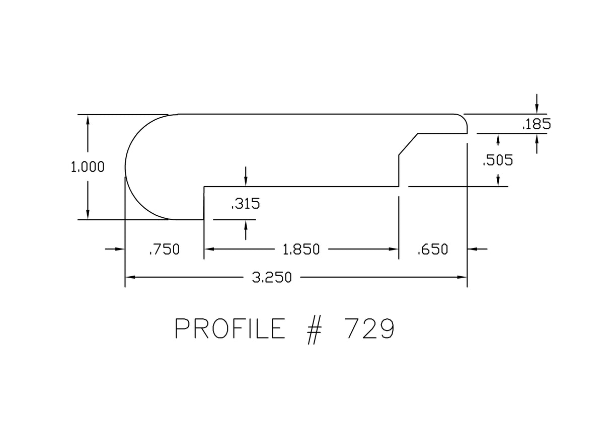 Prefinished Bamboo Strand Carbonized Hardwood 1/2 in Thick x 2.75 in Wide x 72 in Length Stair Nose