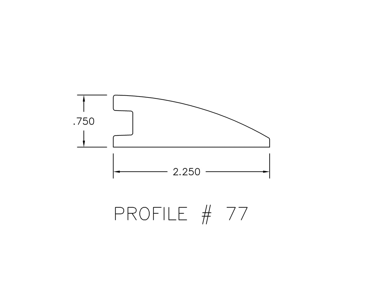Prefinished Acadia Oak 2.25 in. Wide x 6.5 ft. Length Reducer