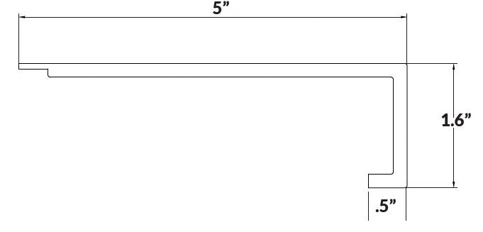 Copper Hill Oak Square Landing Stair Nose