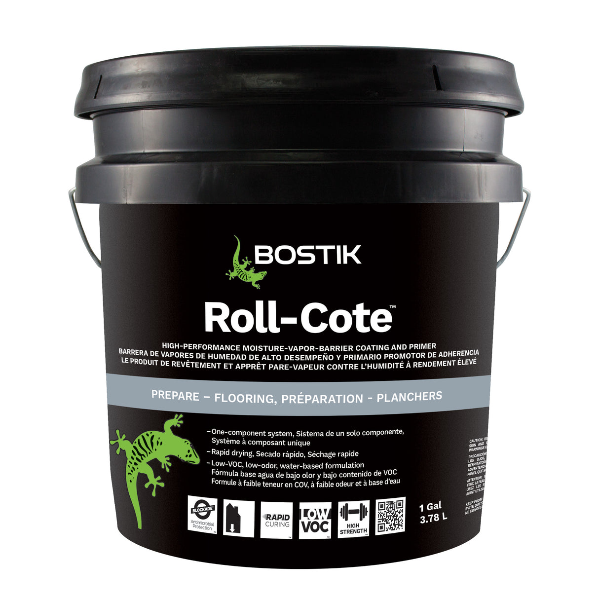 1 Gallon Roll-Cote High-Performance Moisture Vapor Barrier Coating and Primer