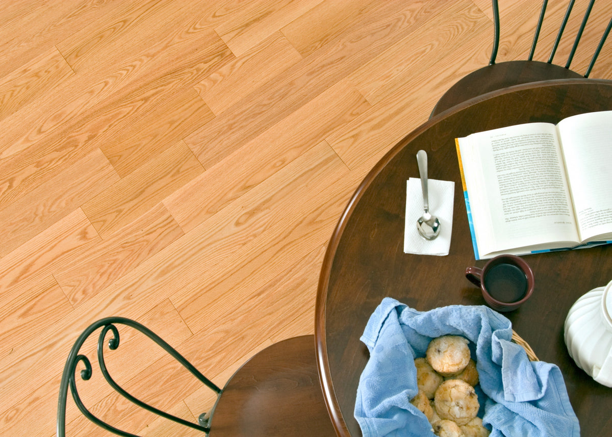 3/4 in. Select Red Oak Unfinished Solid Hardwood Flooring 3.25 in. Wide