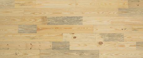 3/4 in. Southern Yellow Pine Unfinished Solid Hardwood Flooring 6.88 in. Wide