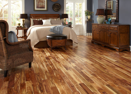 3/4 in. Tobacco Road Acacia Prefinished Solid Hardwood Flooring 3.6 in. Wide