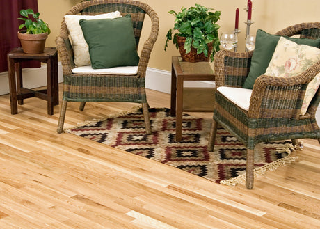 3/4 in. Utility Oak Unfinished Solid Hardwood Flooring 2.25 in. Wide