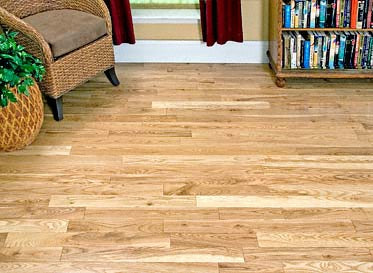 3/4 in. 2 Common White Oak Unfinished Solid Hardwood Flooring 4 in. Wide